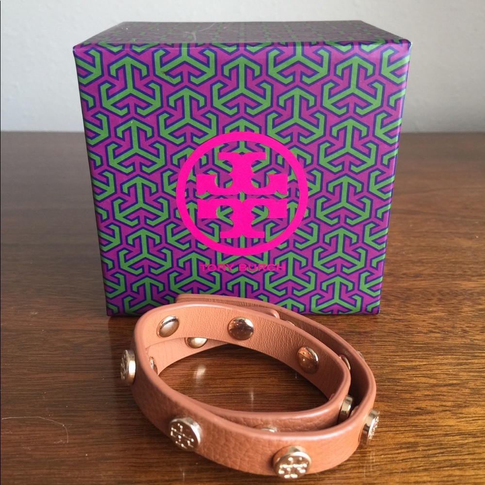 Tory Burch Leather Wrap Bracelet